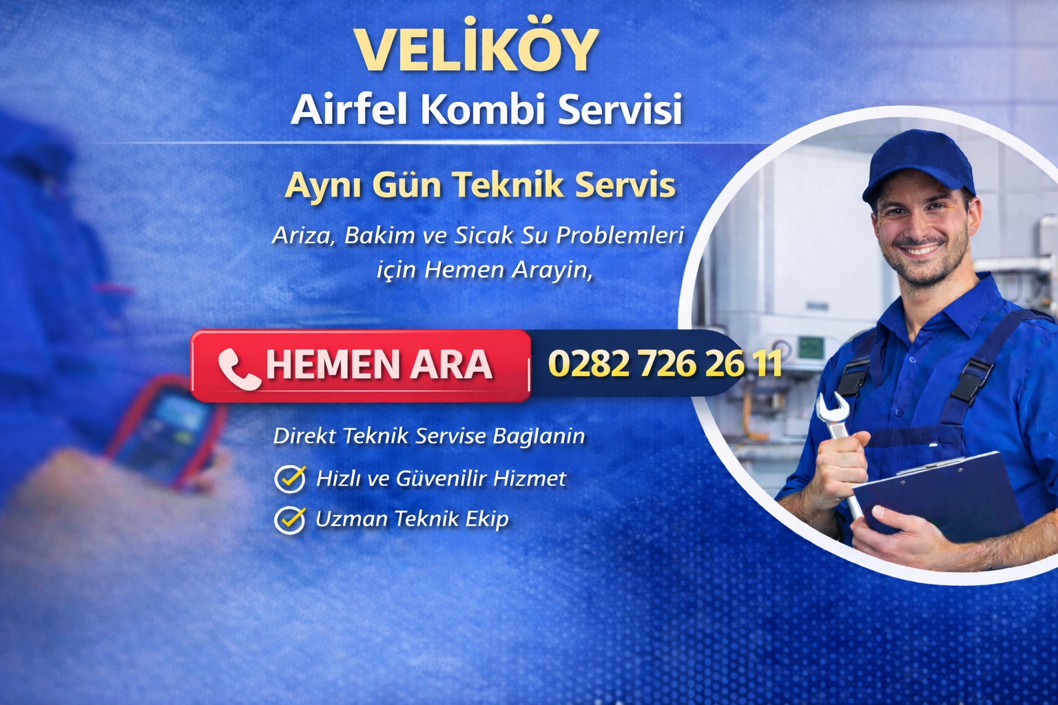 AİRFEL VELİKÖY KOMBİ ARIZA BAKIM SERVİSİ