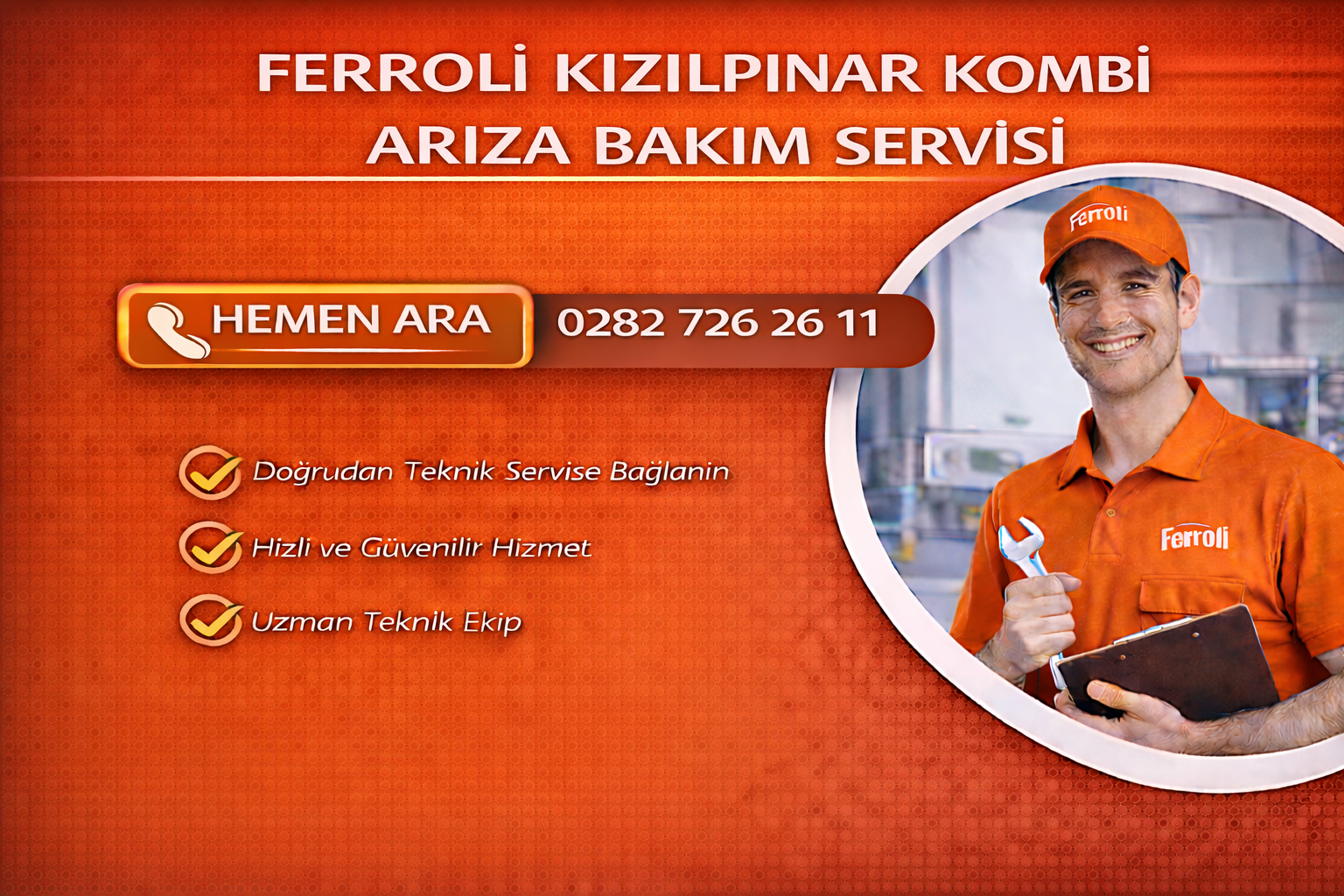 FERROLİ KIZILPINAR KOMBİ ARIZA BAKIM SERVİSİ