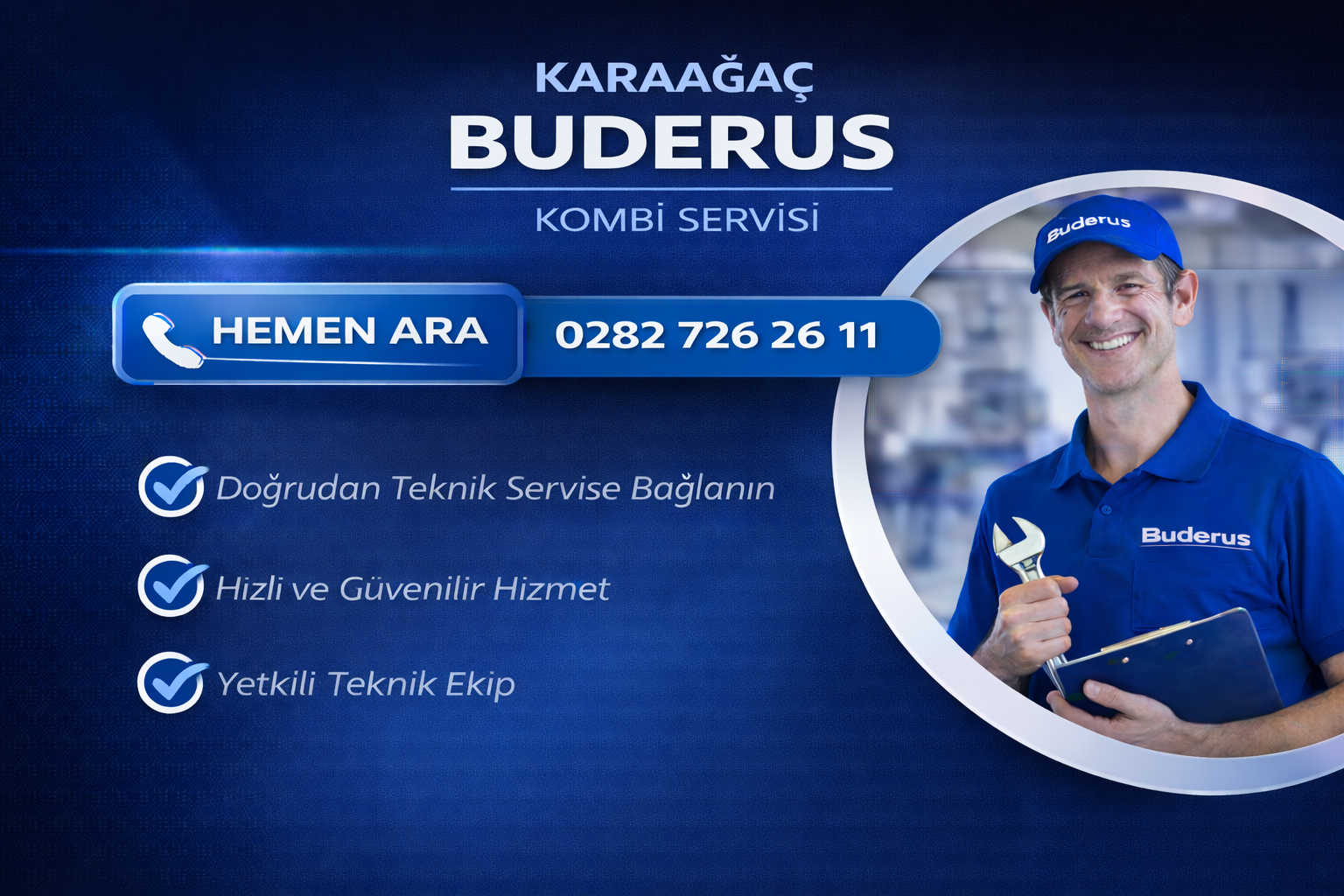 KARAAĞAÇ BUDERUS KOMBİ SERVİSİ