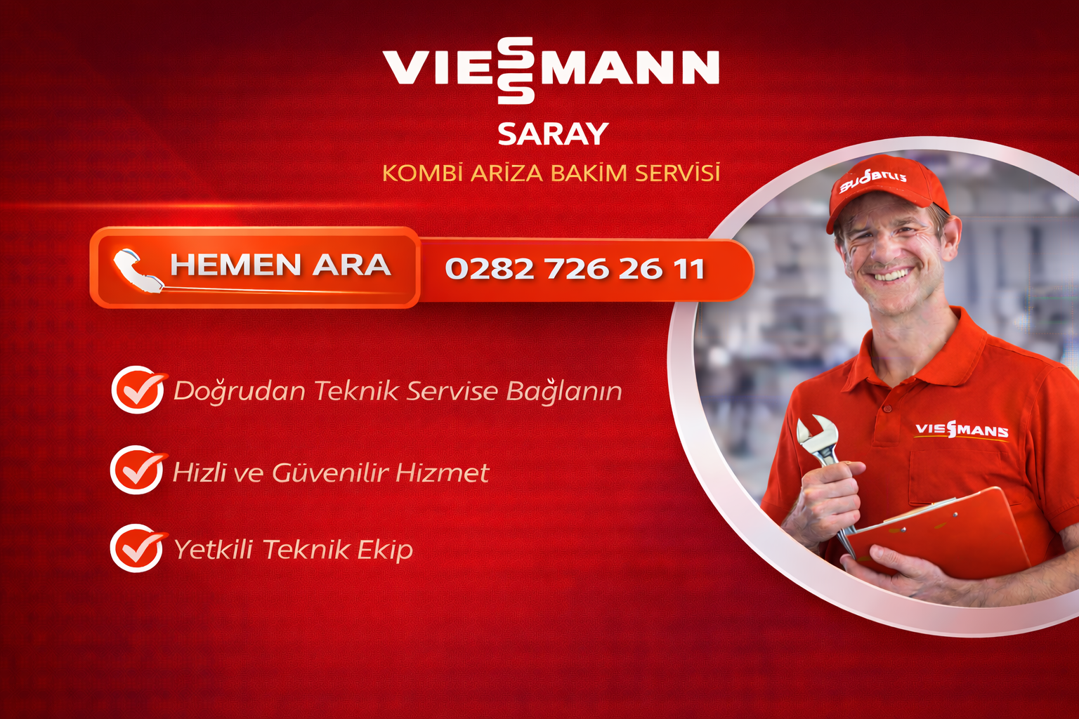 VİESSMANN SARAY KOMBİ ARIZA BAKIM SERVİSİ
