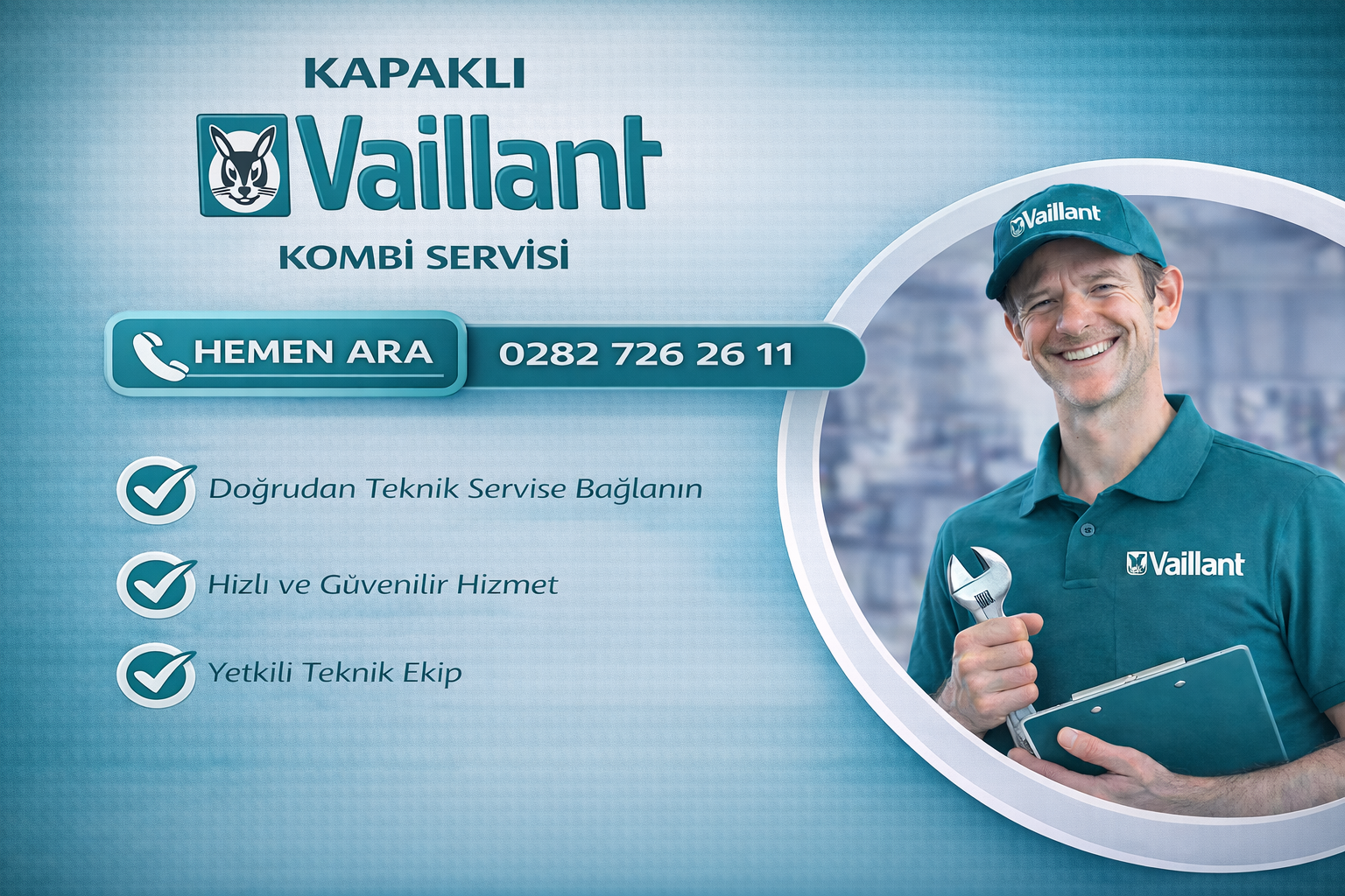 KAPAKLI VAİLLANT KOMBİ SERVİSİ